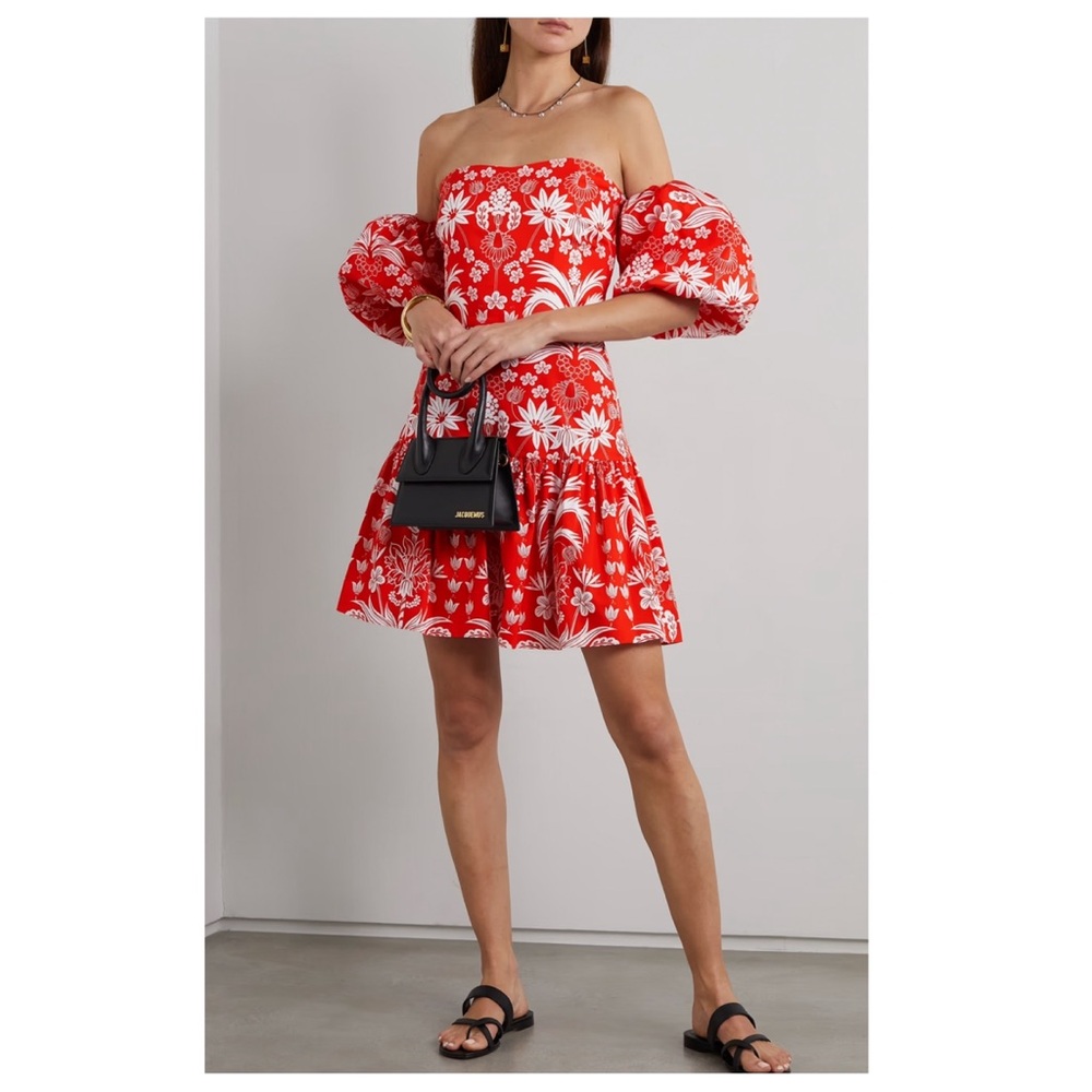 Borgo De Nor Ziggy Floral Off-Shoulder Dress